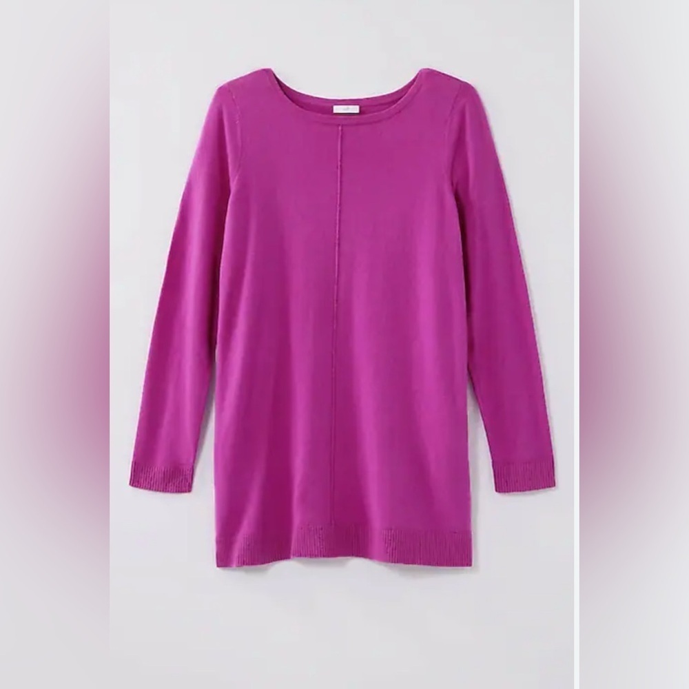 J. Jill Fuchsia Knit Tunic. Size-S